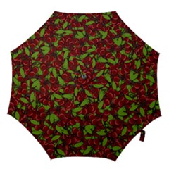 Cherry Pattern Hook Handle Umbrellas (large) by Valentinaart