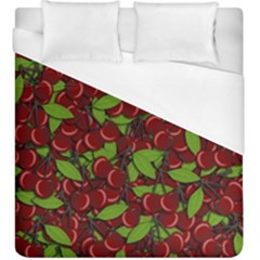 Cherry Pattern Duvet Cover (king Size)