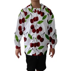 Cherry Pattern Hooded Wind Breaker (kids)