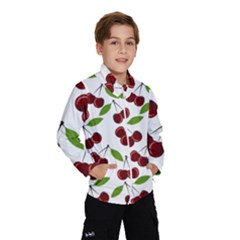 Cherry Pattern Wind Breaker (kids) by Valentinaart