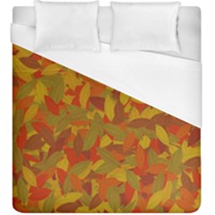 Orange Autumn Duvet Cover (king Size)