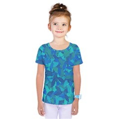 Blue Autumn Kids  One Piece Tee