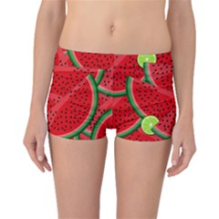 Watermelon Slices Boyleg Bikini Bottoms by Valentinaart