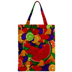 Summer Fruits Zipper Classic Tote Bag by Valentinaart