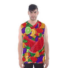 Summer Fruits Men s Basketball Tank Top by Valentinaart