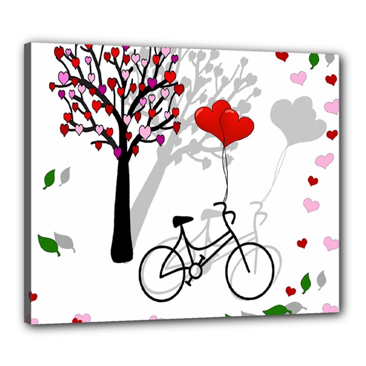 Love design Canvas 24  x 20 