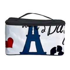 Valentine s Day - Paris Cosmetic Storage Case by Valentinaart