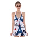 Valentine s day - Paris Halter Swimsuit Dress View1