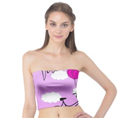 Pink Daydream  Tube Top by Valentinaart