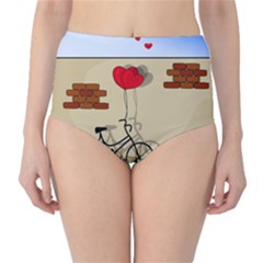 Secret Love High-waist Bikini Bottoms by Valentinaart