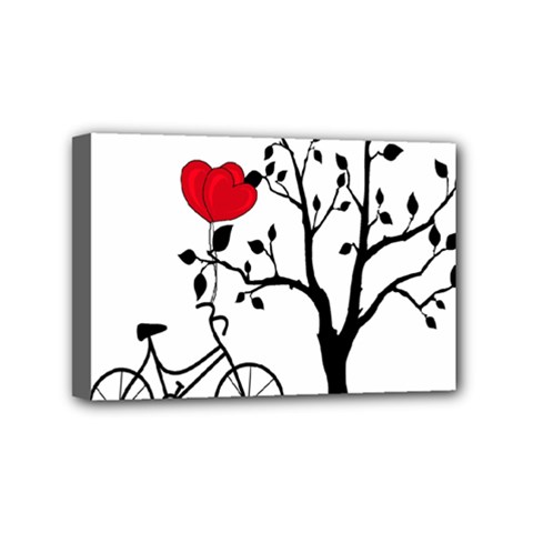 Love Hill Mini Canvas 6  X 4  by Valentinaart