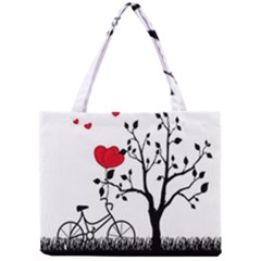 Love Hill Mini Tote Bag by Valentinaart