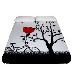 Love Hill Fitted Sheet (california King Size)