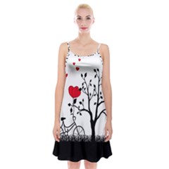 Love Hill Spaghetti Strap Velvet Dress by Valentinaart