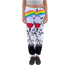 Love Hill - Rainbow Women s Jogger Sweatpants by Valentinaart