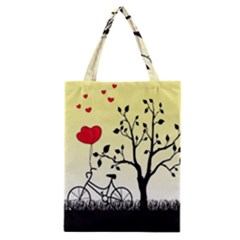 Romantic Sunrise Classic Tote Bag by Valentinaart