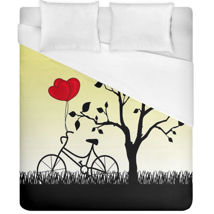 Romantic sunrise Duvet Cover (California King Size)