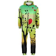 Love Sunrise Hooded Jumpsuit (men)  by Valentinaart