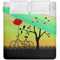 Love Sunrise Duvet Cover Double Side (king Size)