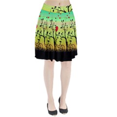 Love Sunrise Pleated Skirt by Valentinaart