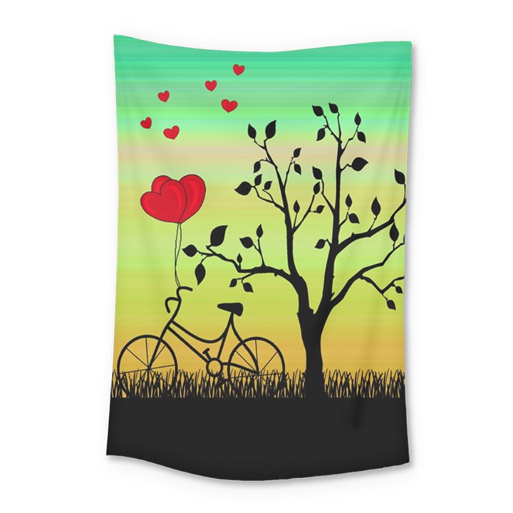 Love sunrise Small Tapestry