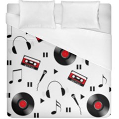 Music Pattern Duvet Cover (king Size)