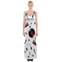 Music pattern Maxi Thigh Split Dress View1