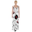 Music pattern Maxi Thigh Split Dress View2