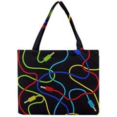 Audio Cables  Mini Tote Bag by Valentinaart