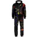 Colorful earphones Hooded Jumpsuit (Men)  View1