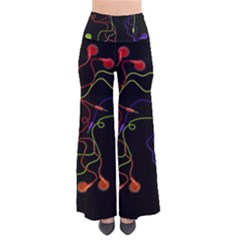 Colorful Earphones Pants by Valentinaart