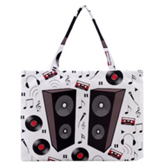 Loud Music Medium Zipper Tote Bag by Valentinaart