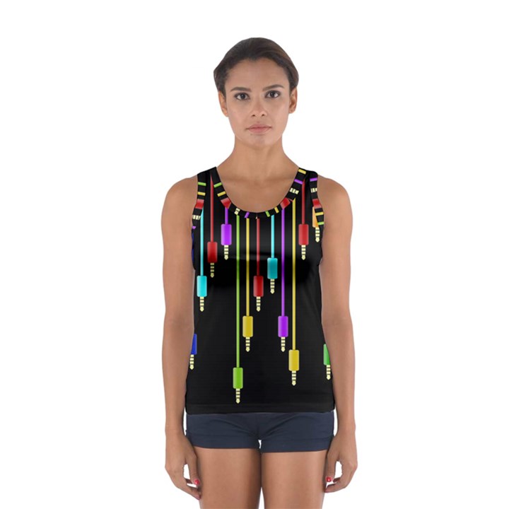 Plug in Women s Sport Tank Top 