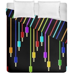 Plug In Duvet Cover Double Side (california King Size) by Valentinaart