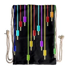 Plug In Drawstring Bag (large) by Valentinaart