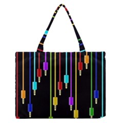 Plug In Medium Zipper Tote Bag by Valentinaart