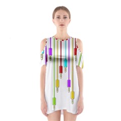 Plug In Shoulder Cutout One Piece by Valentinaart