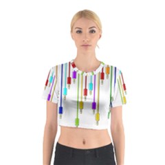 Plug In Cotton Crop Top by Valentinaart