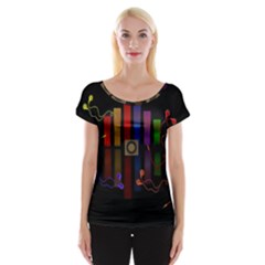 Energy Of The Sound Women s Cap Sleeve Top by Valentinaart