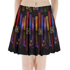 Energy Of The Sound Pleated Mini Skirt by Valentinaart