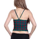 Geometric Patterns Spaghetti Strap Bra Top View2