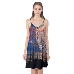 Full Moon Forest Night Darkness Camis Nightgown by Nexatart