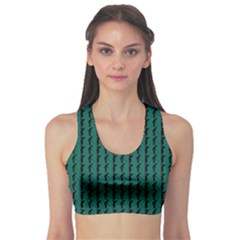 Golf Golfer Background Silhouette Sports Bra by Nexatart