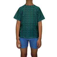 Golf Golfer Background Silhouette Kids  Short Sleeve Swimwear by Nexatart