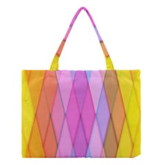 Graphics Colorful Color Wallpaper Medium Tote Bag by Nexatart