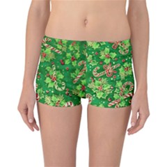 Green Holly Reversible Bikini Bottoms by Nexatart