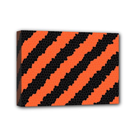 Halloween Background Mini Canvas 7  X 5 