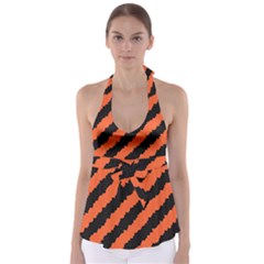 Halloween Background Babydoll Tankini Top by Nexatart