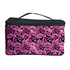 Floral Pink Collage Pattern Cosmetic Storage Case