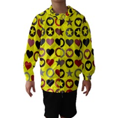 Heart Circle Star Hooded Wind Breaker (kids)